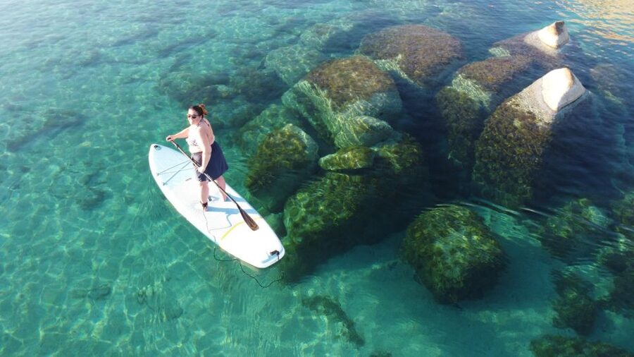 Yacht catamaran trip to the Lavezzi Islands - Anchoring in a natural reserve: where the snorkeling comes alive