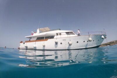 Yacht excursion Shalimar IV - Favignana and Levanzo coves: how the itinerary keeps you moving