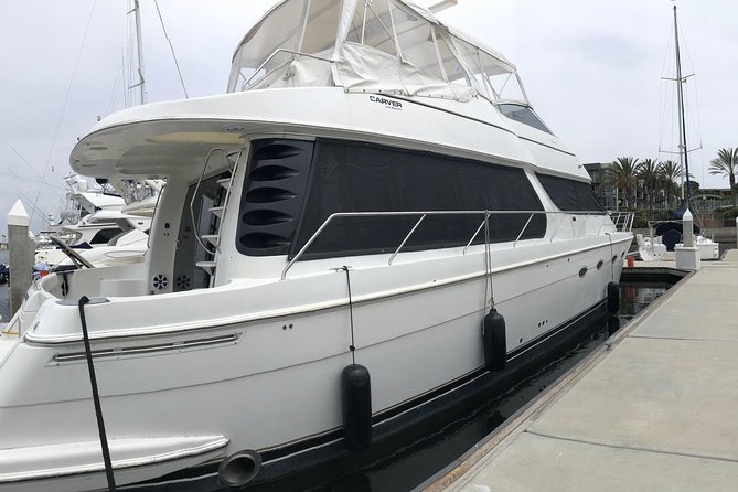 Yacht rental charter in Marina del Rey - 60' CARVER - The water route: Santa Monica, Malibu, and the LA coastline feel different from offshore